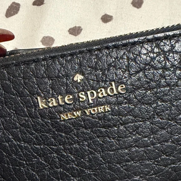 Kate Spade Textured Black Wallet - Picture 2 of 5